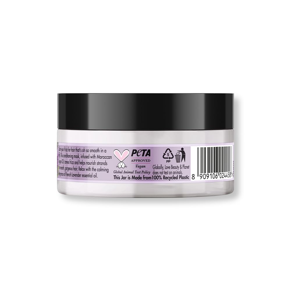Love Beauty And Planet Argan Oil & Lavender Magic Mask for Smooth Frizz Free Hair|No Sulfates,No Paraben|100 millilitre - Image 2