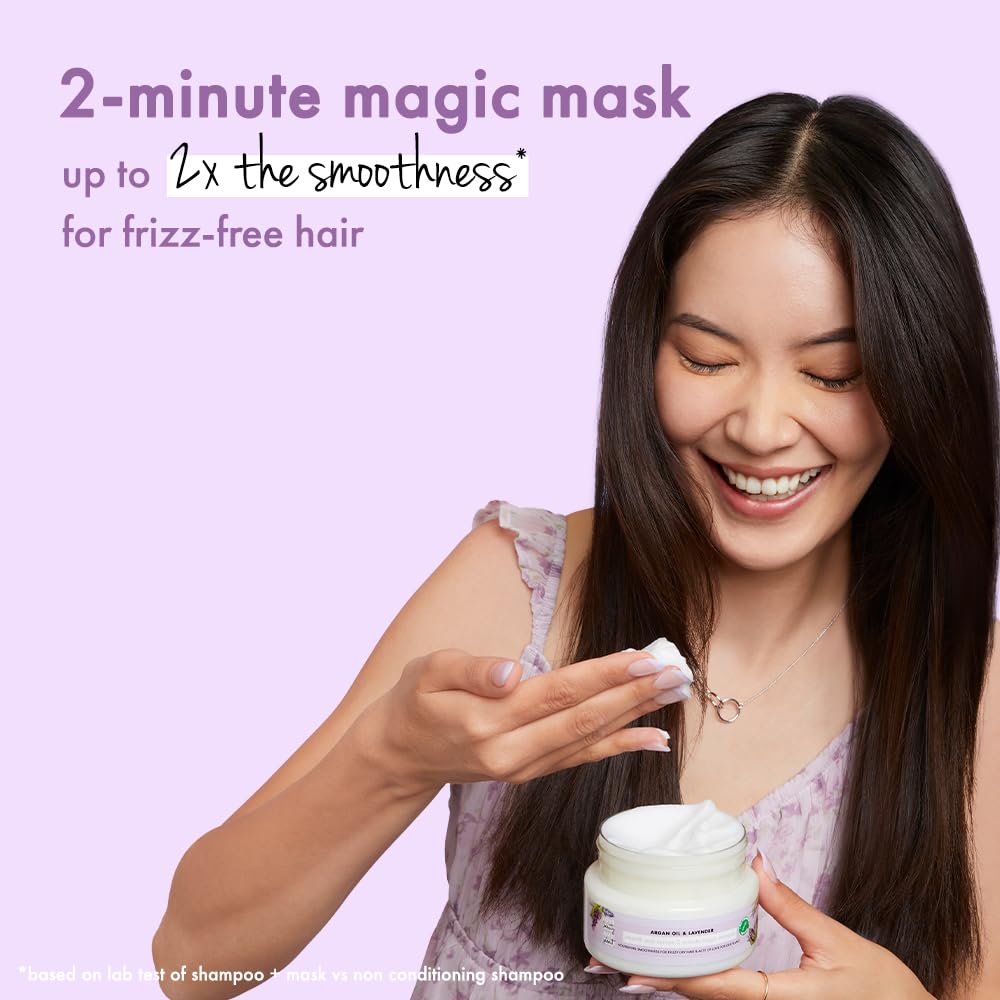 Love Beauty And Planet Argan Oil & Lavender Magic Mask for Smooth Frizz Free Hair|No Sulfates,No Paraben|100 millilitre - Image 3