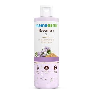 Mamaearth Rosemary & Methi Dana Hair Oil - Promotes Growth, Controls Fall, Strengthens & Stimulates New Growth | 200 ml
