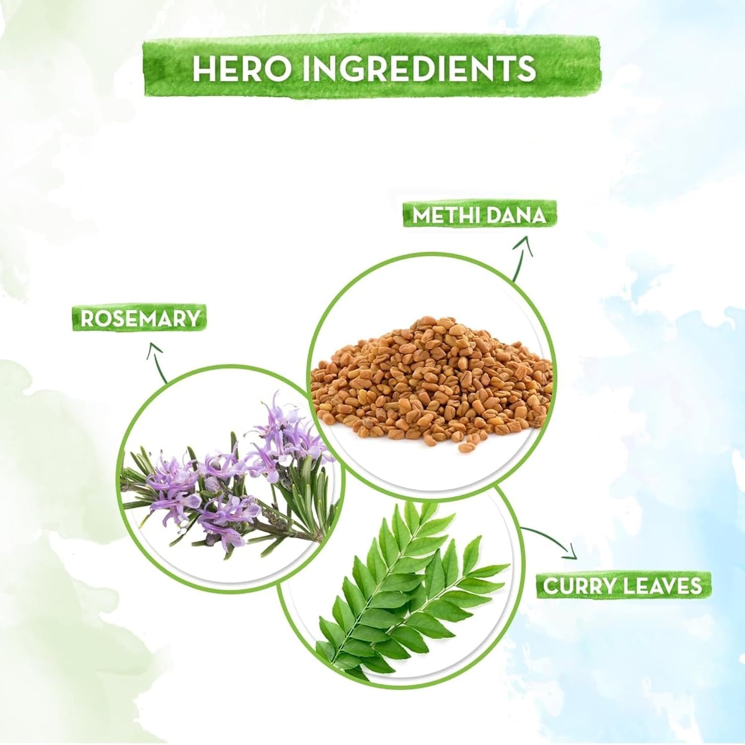 Mamaearth Rosemary & Methi Dana Hair Oil - Promotes Growth, Controls Fall, Strengthens & Stimulates New Growth | 200 ml - Image 3