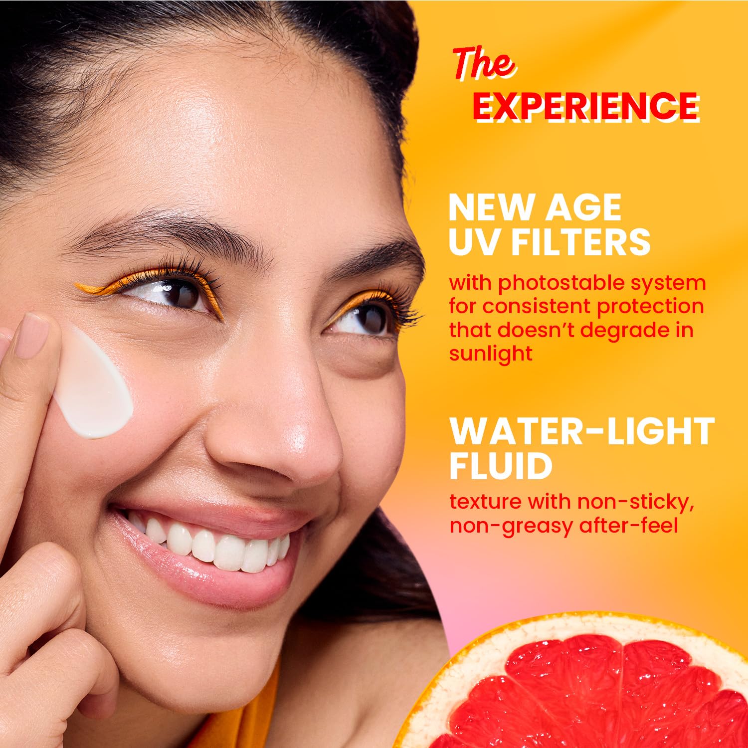 Dot & Key Vitamin C + E Super Bright Sunscreen In-Vivo Tested SPF 50+ PA++++ With New-Age UV Filters, Water-Light Fluid, Boosts Glow, Reduces Dullness & Dark Spots, Checks Tanning, No White Cast| 50G,Pack Of 1 - Image 2