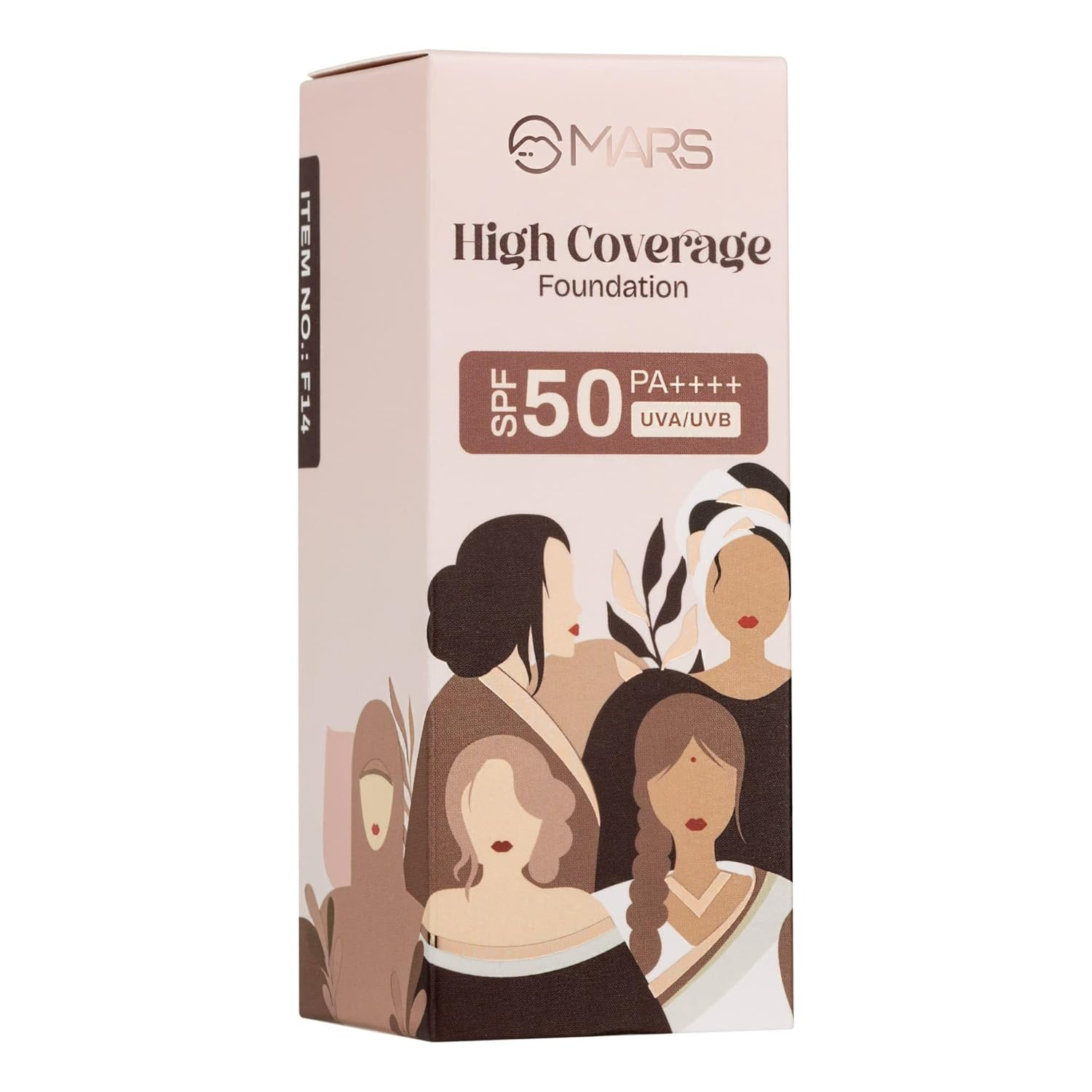 MARS SPF50 PA++++ High Coverage Foundation | Blemish Free & Blendable Makeup | All Skin Type | IN-VIVO Tested with 5 Star UVA+UVB Protection Boots Rating (SHADE-03) - Image 5